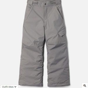 Columbia ice slope pant II Youth M gray black